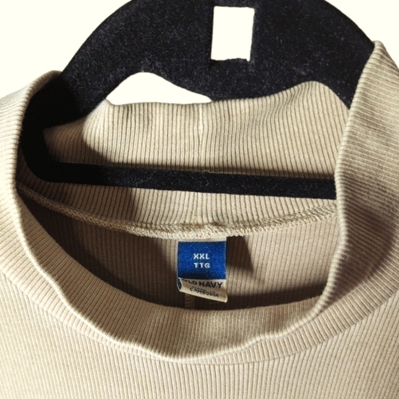 XXL - Old Navy | Fitted Long-Sleeve Mock-Neck Rib-Knit Mini Dress - Picture 5 of 6